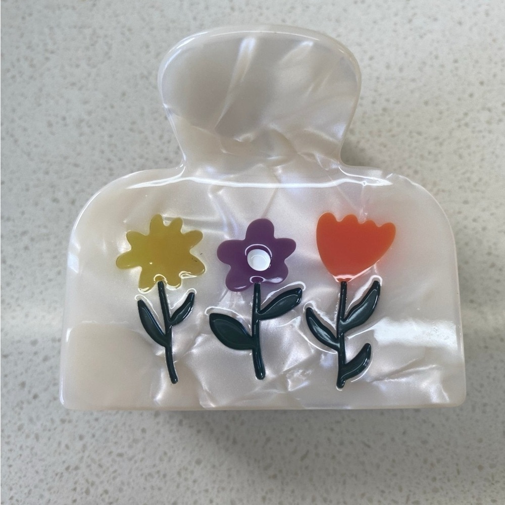Tiepology Eco Flowers in Bloom Hair Claw Clip
